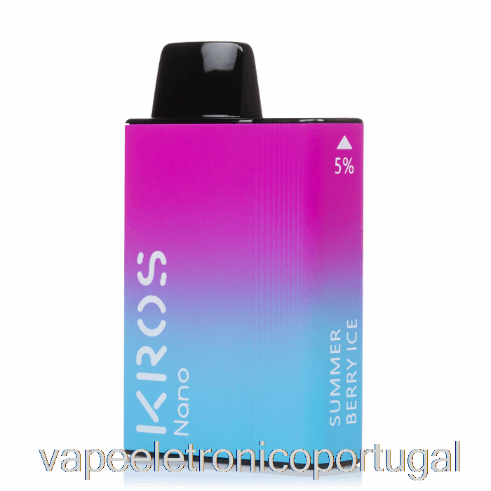 Vape Eletronico Kros Nano 5000 Descartável Summer Berry Ice